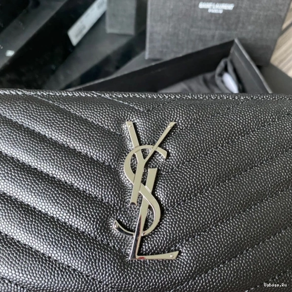 ZIPPY YSL MONOGRAM WALLET 0708